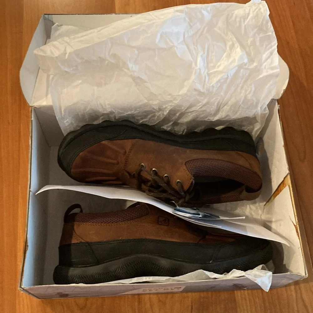 Sperry Men's 4 Eye Brown Waterproof Shoes